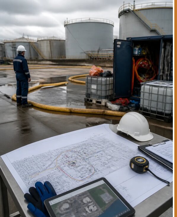 Разработка плана ликвидации разливов нефти в Невинномысске